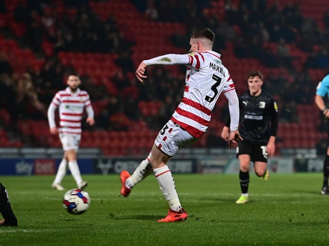 James Maxwell slots home the opening goal.