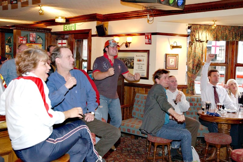 England fought so hard against Portugal at the 2004 Euros. Were you pictured watching the match at the Black Bull in East Boldon?
