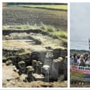 Residents are opposed to the solar farm plan which would be built on the site of an historic Roman villa.