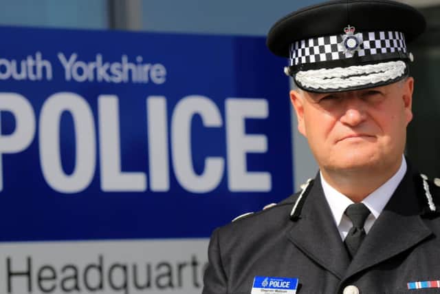 Chief Constable Stephen Watson, of South Yorkshire Police