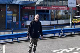 Stan Stammers of post-punk bands Theatre of Hate and Spear of Destiny was treated at Doncaster Royal Infirmary. (Photo: Kirk Brandon/Facebook).