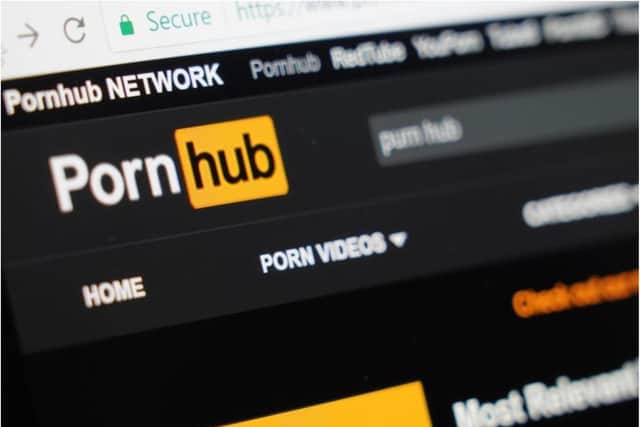Pornhub says it is investigating the incident in Doncaster.
