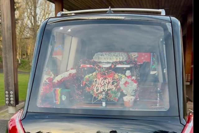 Dedicated carers ensure a Doncaster man has a special Christmas funeral.