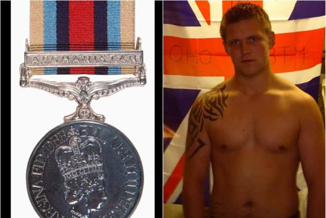 Mark Bennett is pleading for the safe return of his Afghanistan medal.