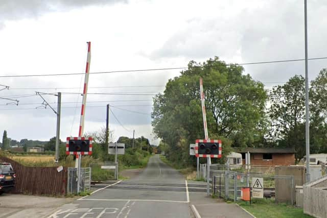 Police were called to the East Coast Main Line near Newark last night.