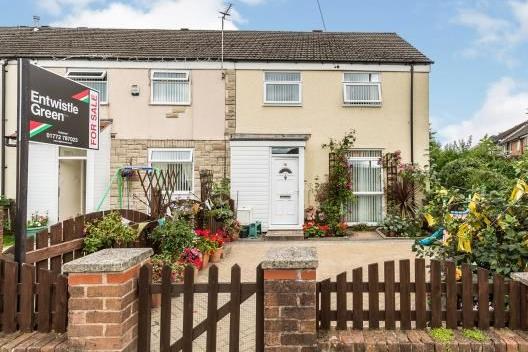 This three-bedroom, end-terrace home is new to the market with Entwistle Green, priced £95,000.