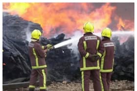 Fire crews have been at the scene throughout the afternoon