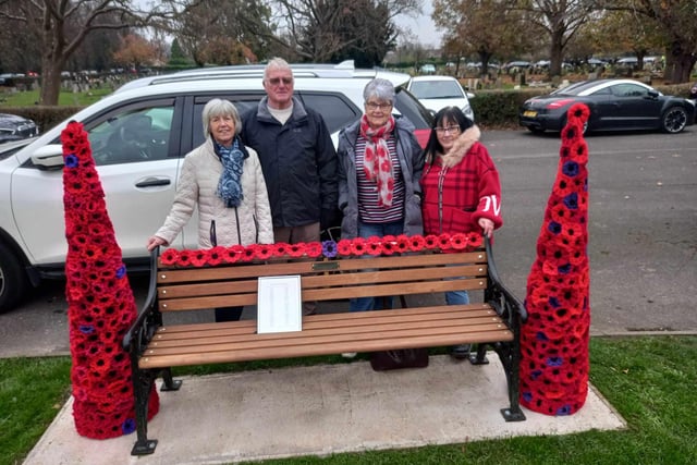 Residents of Arksey festooned the village in poppies for Remembrance Sunday.