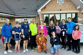 MP Sally Jameson with a few of Tickhill Running Club members