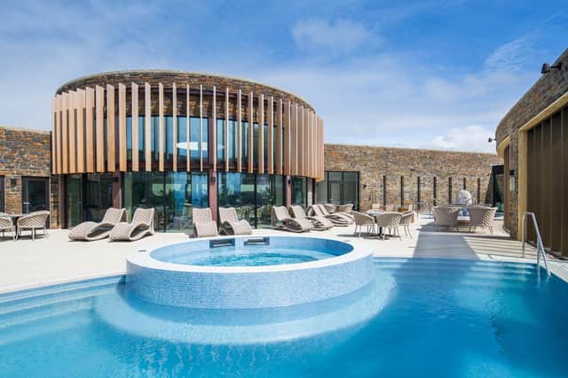 The Headland's AquaClub is complimentary for hotel guests and has six indoor and outdoor pools including a vitality pool, tranquil lane pool, bubble beds, feature pool and jacuzzi.