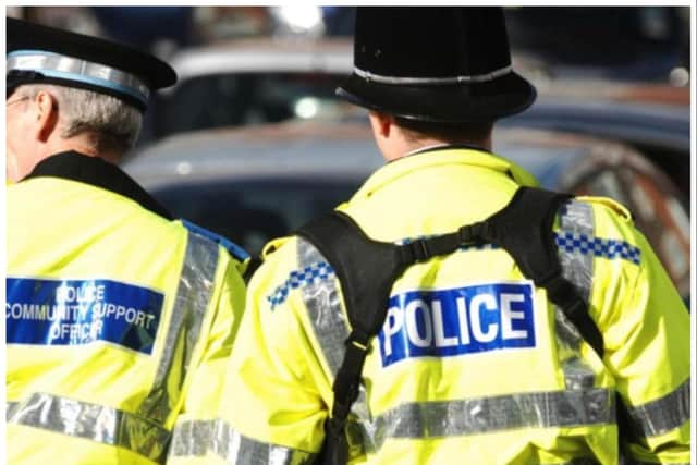 Heavy police activity was reported in parts of Doncaster yesterday.