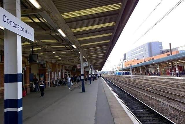 Emergency services were called to Doncaster station.