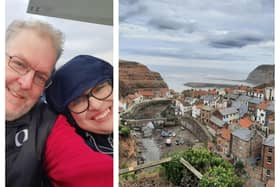 Doncaster Free Press reporter Darren Burke and partner Giulia Savini are huge fans of picture postcard village Staithes.
