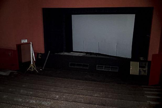Inside the abandoned ABC Cinema in Doncaster city centre.