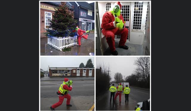 The Grinch cooperated with officers following his arrest for the attempted theft of Christmas 2021 in Thorne.