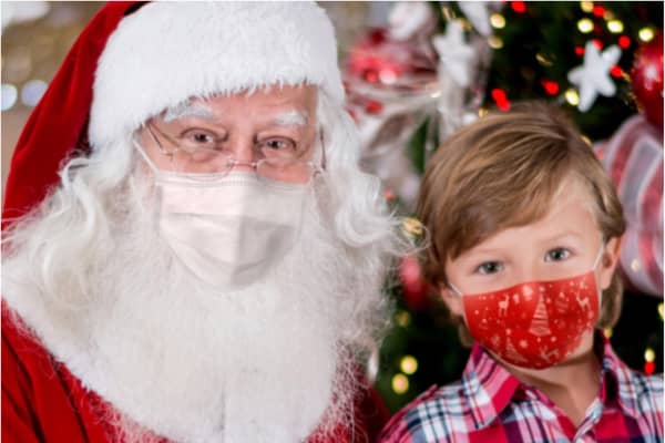 Santa and all his visitors will have to wear masks this Christmas, but his Doncaster grotto will still be in business.  (Photo: Getty).