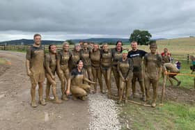 Competitiors in the 5k Tough Mudder