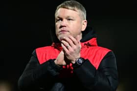 Rovers' manager Grant McCann. Pic: Howard Roe.