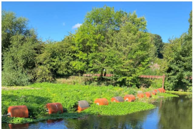 The 'fake' land at Sprotbrough Lock has been dubbed 'disgusting' and dangerous.