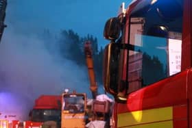 There were two deliberate fires overnight