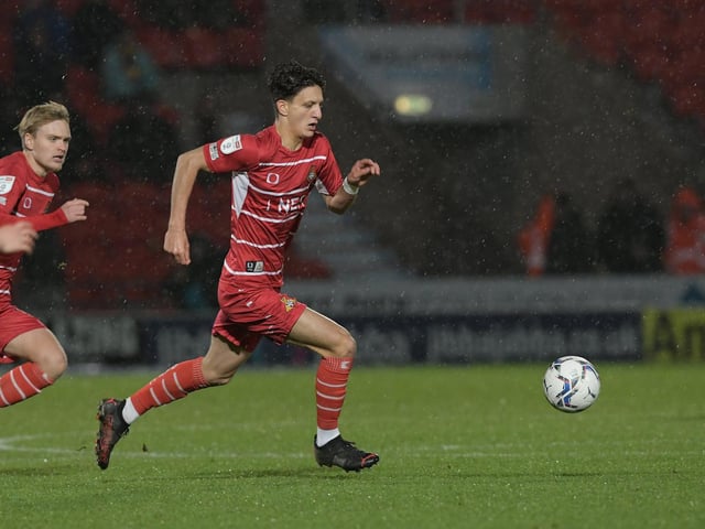 The 19-year-old tried his best in a variety of roles but struggled to meet the demands of third tier football.