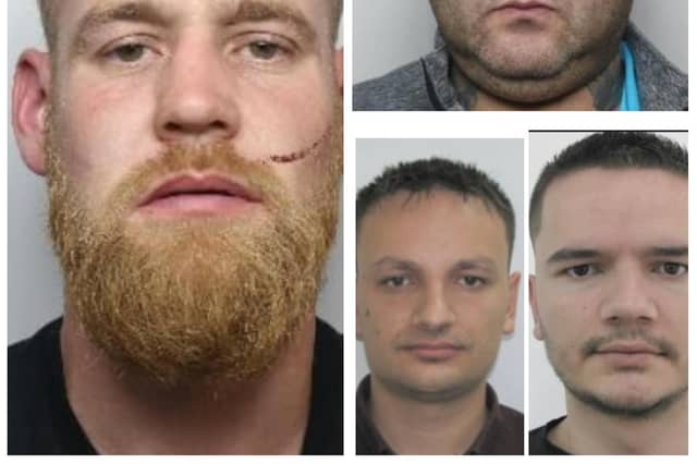 The area's most wanted men