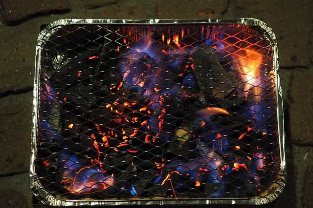 Warning about using disposable bbqs