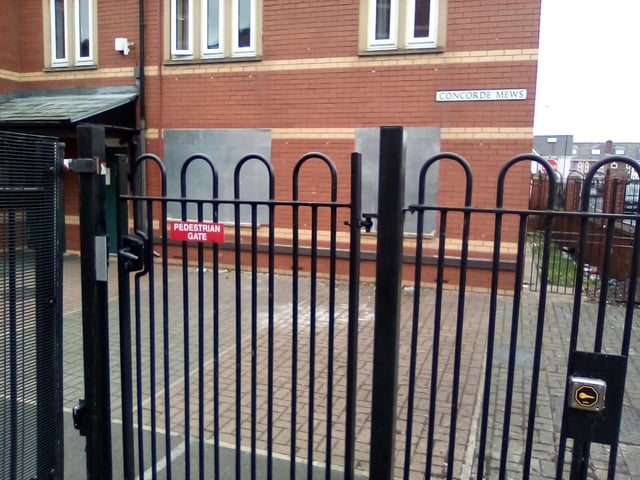 Yorkshire Housing has boarded up a flat on Concorde Mews Balby as they take legal action to take back possession of the property.