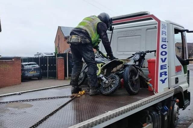 Police seize bikes in latest blitz on Doncaster nuisance riders