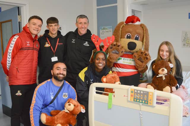 Doncaster Rovers visit Ward 1.