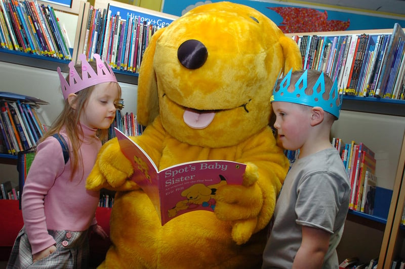 Back to 2010 for a book time session with a very special library visitor. Remember this?