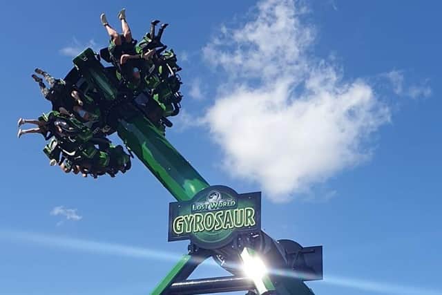 People ride the Gyrosaur at Gulliver's Valley (Photo: Gulliver's Valley)