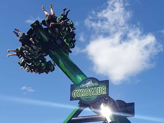 People ride the Gyrosaur at Gulliver's Valley (Photo: Gulliver's Valley)