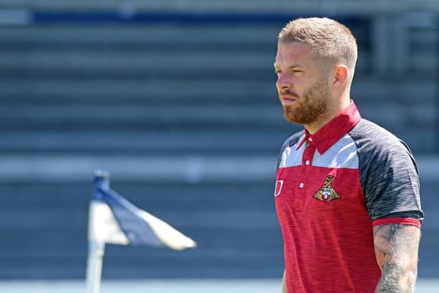 Doncaster Rovers midfielder Adam Clayton.
