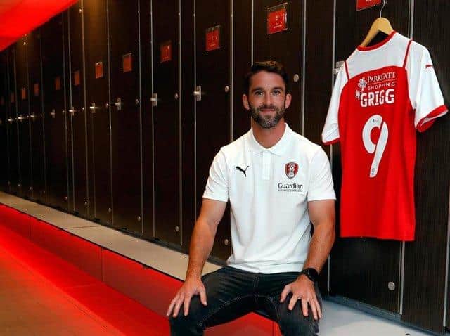 Will Grigg. Picture courtesy of Rotherham United FC.