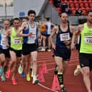 Action from Doncaster Athletic Club’s recent Open meeting. Picture: Chris Cull