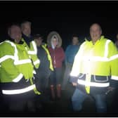Sandbags were delivered to homes in Fishlake overnight.