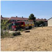 Fire crews tackled the Scout HQ blaze as wildlfires ravaged Doncaster.