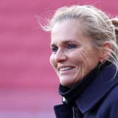 England Women's manager Sarina Wiegman. Photo by Catherine Ivill/Getty Images