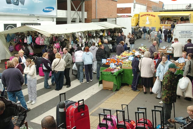It's always a popular day out. It's the Peterlee Bank Holiday Market from 13 years ago. Can you spot anyone you know?