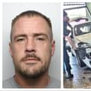 Ian Smith told officers: ‘I did it, I am off my head’  after deliberately smashing his car into a Doncaster McDonald's restaurant.