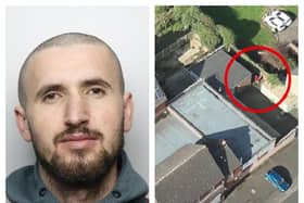 Deni Vrapi. who was tracked by drone after trying to flee police, has been jailed.