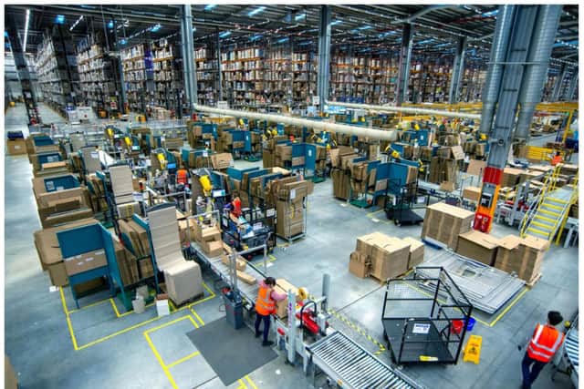 Amazon 's Doncaster fulfilment centre.