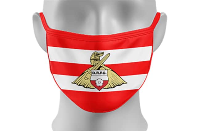 You can now order Doncaster Rovers face masks. (Photo: Elite Pro Sports).