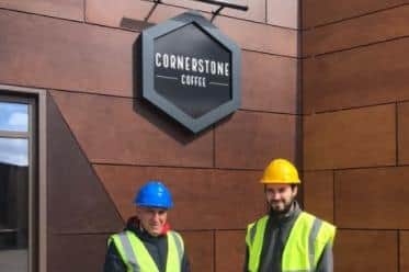 Cornerstone Coffee will open on April 12.