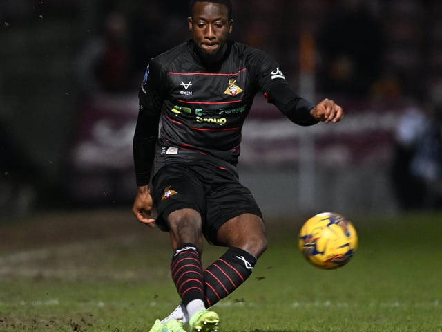 Came on for Sterry late on and won some vital headers to help see out the win.