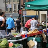 A busy Doncaster Market. Picture: Chris Etchells