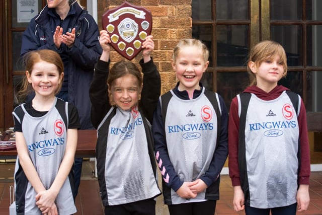 Saltersgate Junior School – winners of the U9 girls’ event.