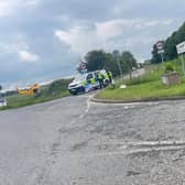 Emergency services were called to the serious road collision near to Sandtoft.