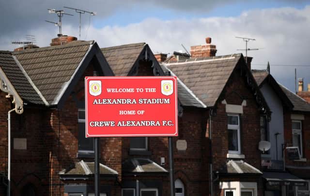 General view of the Gresty Road, home of Crewe Alexandra. Photo: Gareth Copley/Getty Images